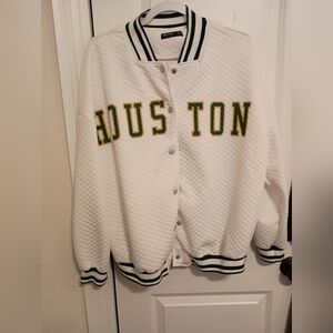 White Quilted Houston Jacket